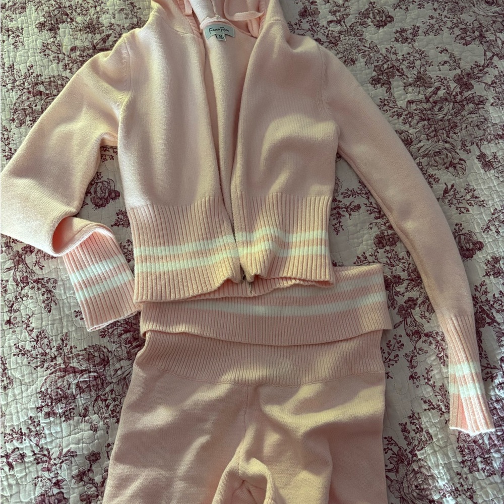 Faded Rose Pink Ribbed Sweater